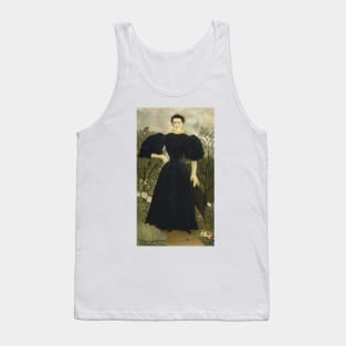 Portrait of Madame M by Henri Rousseau Tank Top